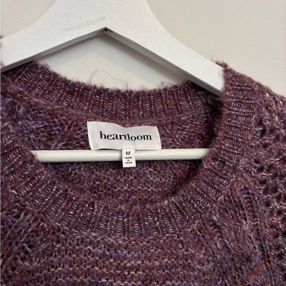 Heartloom Plum Knit Sweater - Picture 4 of 7
